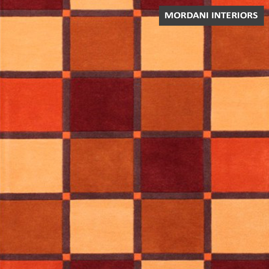 010-A Fantasy Red Check Carpet Rugs